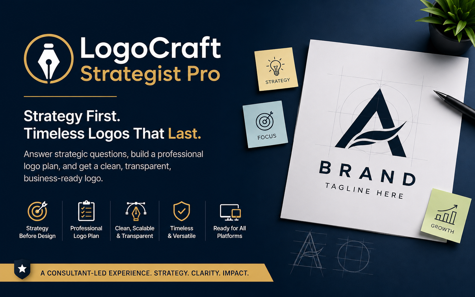 LogoCraft Strategist Pro